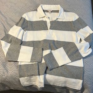 NWOT JCREW Rugby Striped Henley